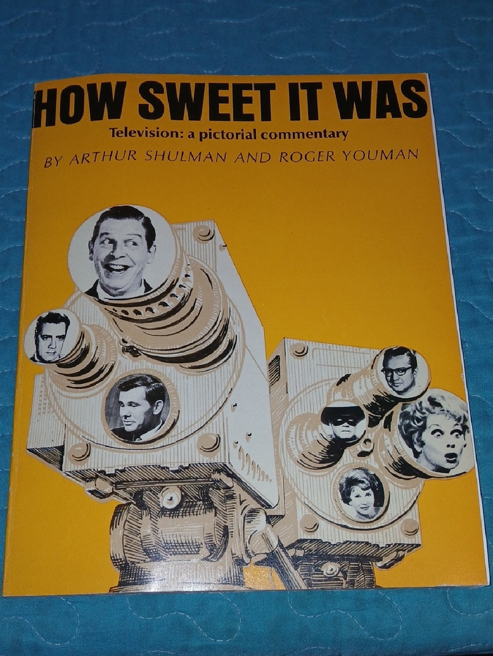 How Sweet It Was - Yellow Vintage Television Pictorial Book